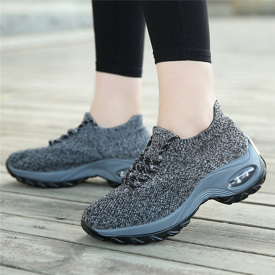 Schwarze StrickAirSneaker EB