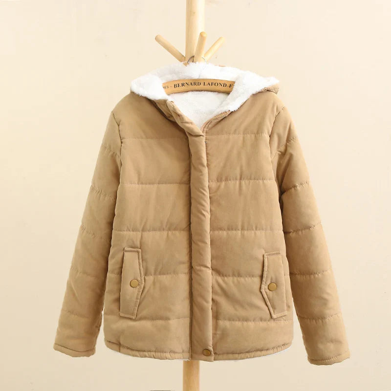 EB | Winter Kapuzen Fleece-Gefütterte Jacke