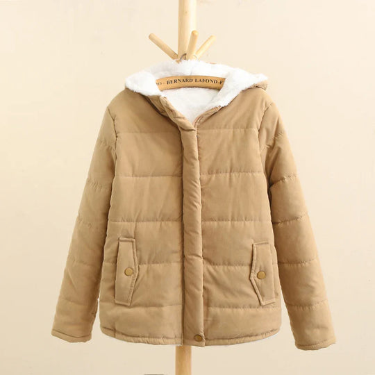 EB | Winter Kapuzen Fleece-Gefütterte Jacke