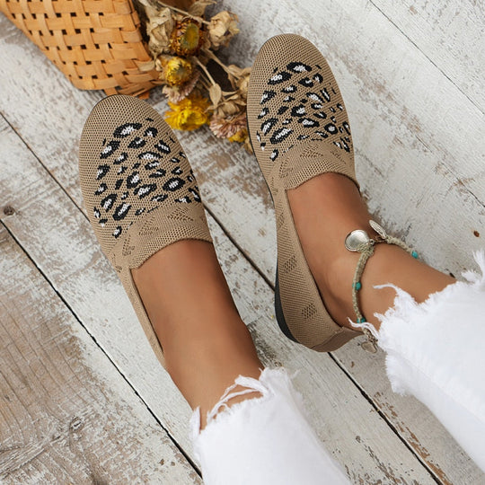 Damen Flats Mit Leopardenmuster Wilda EB