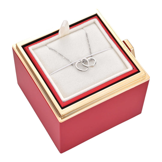 EB| Rosenbox mit Halskette perfekt für den Valentinstag