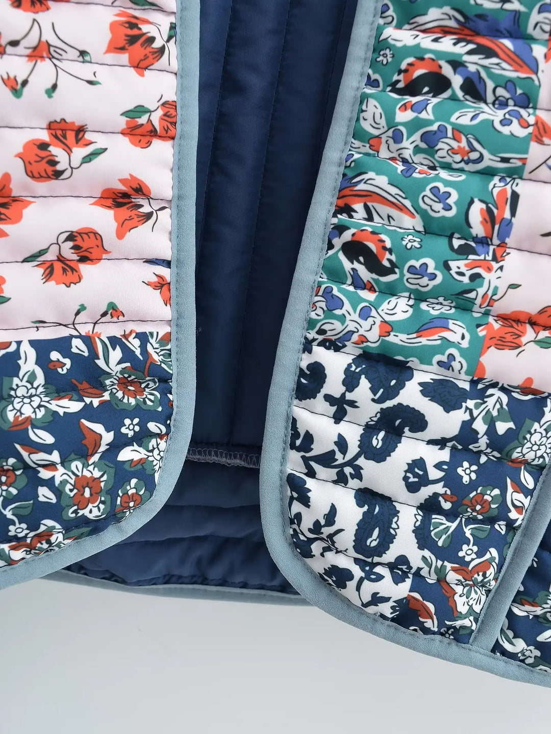 EB | Wintermantel mit Blumenmuster