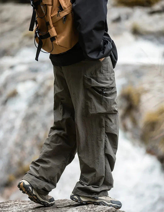 EB Herren Cargohose mit seitlichen Taschen und weiter Passform