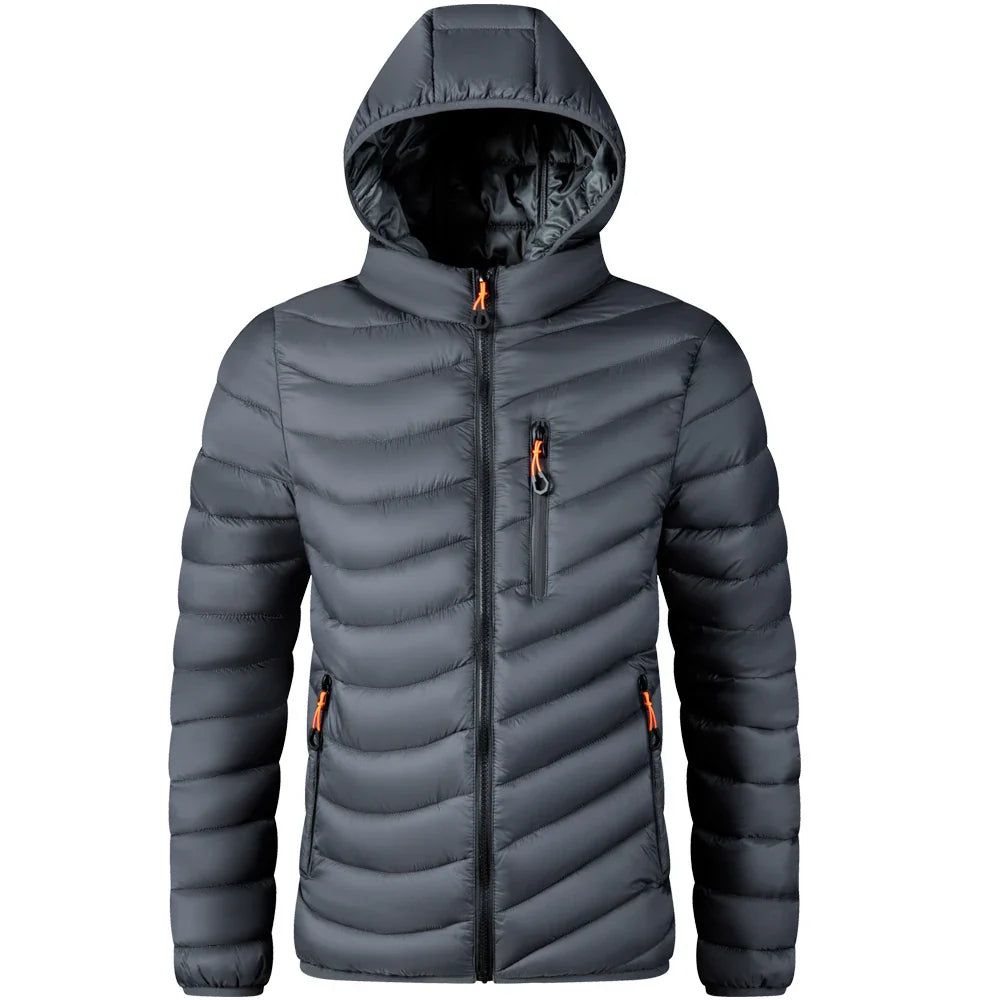 EB | Leichtgewichtige Pufferjacke mit Kapuze Polyester Warm und Praktisch