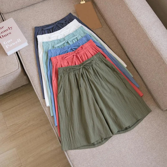 EB | Baumwoll-Knie-Lange Shorts