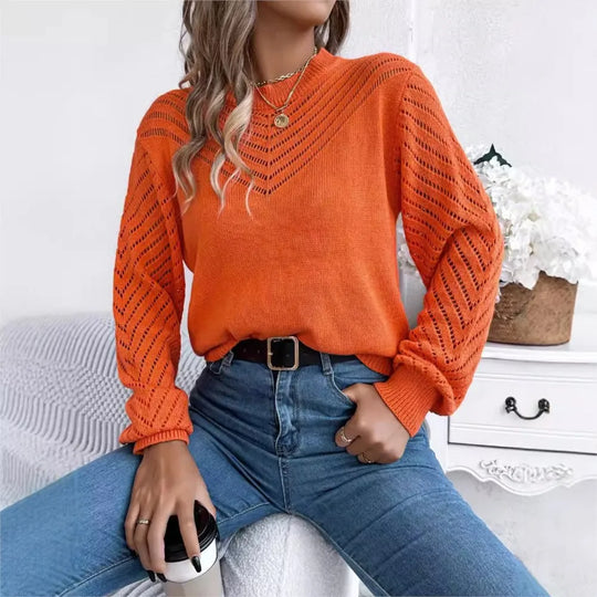 EB | Strickpullover mit Laternenärmeln