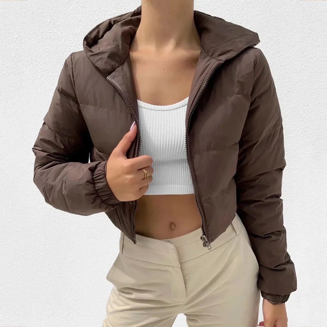 EB | Herbst Winter Lässige Fleece Doppelt Gearbeitete Daunenjacke mit Revers