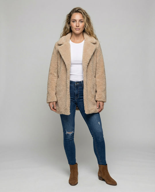 Warmer Fleece Mantel Damen | EB