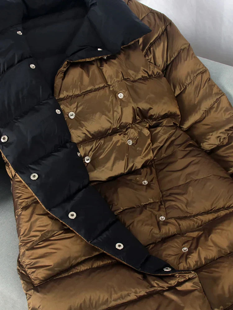 EB | Lange Karierte mit Taschen für Damen Ideal für Den Winter