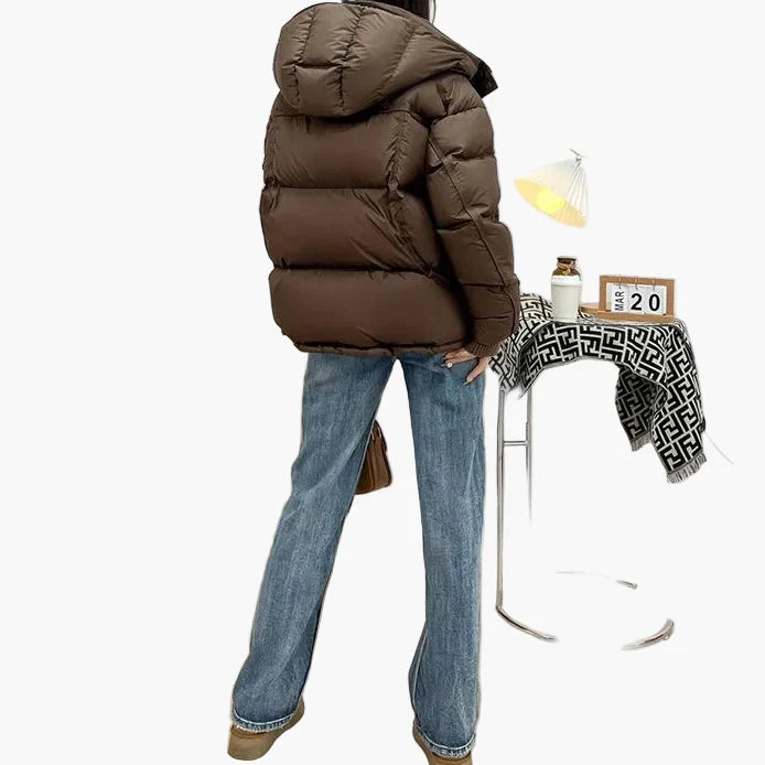 EB | Winter Steppjacke mit Kapuze - Modische Outdoorjacke, Freizeit & Alltag