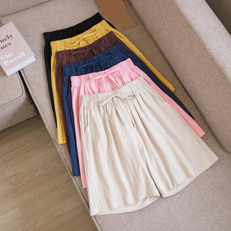 EB | Baumwoll-Knie-Lange Shorts