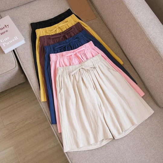 EB | Baumwoll-Knie-Lange Shorts