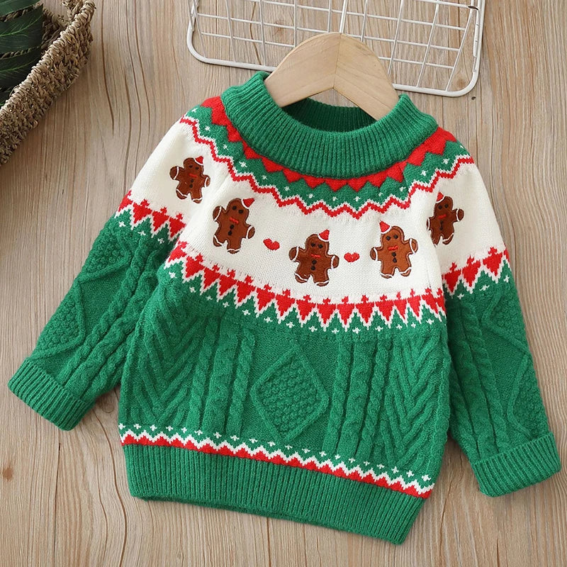 EB | Kinderpullover mit Teddybär - Weicher Plüschpullover für Jungen und Mädchen