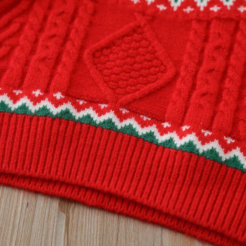 EB | Kinderpullover mit Teddybär - Weicher Plüschpullover für Jungen und Mädchen
