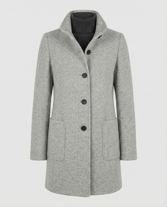 Damen Textil Kurzmantel mit Modernem & Elegantem Design | EB