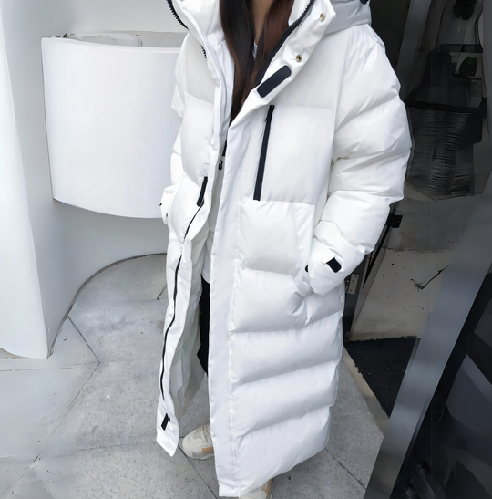 EB | Damen Puffer Winterjacke mit Kapuze