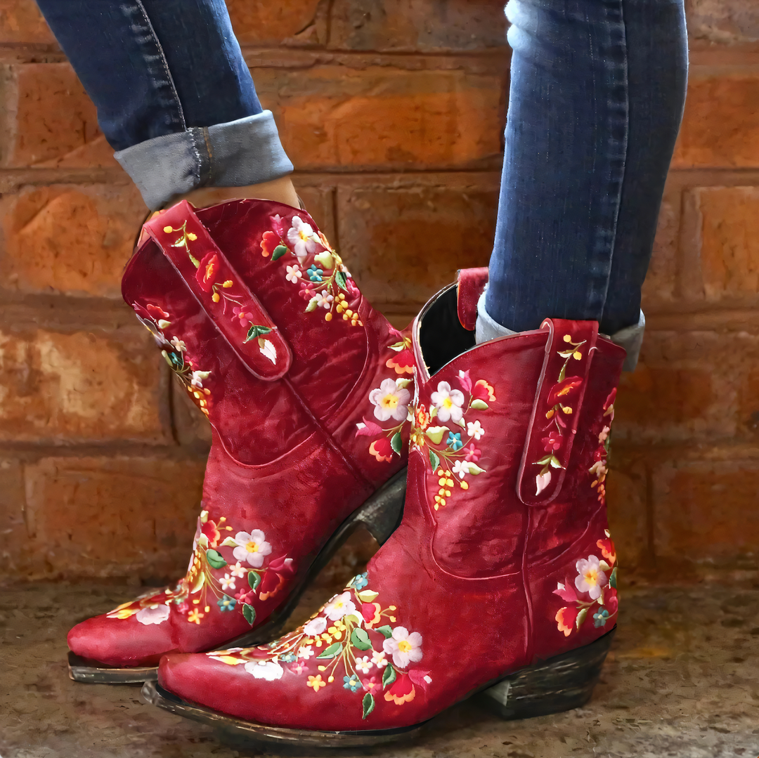 EB | Wetterfeste Weinlese Cowgirl Stiefel