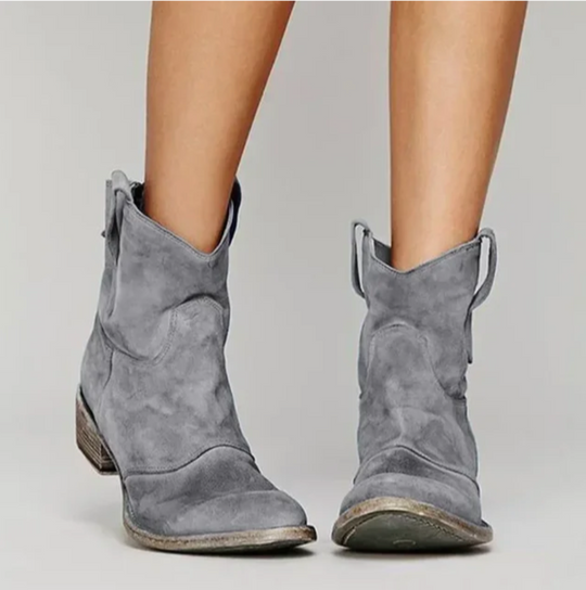 EB | Western Inspirierte Wildlederstiefeletten