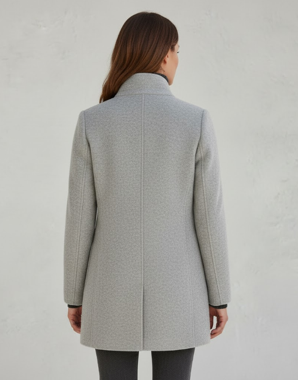 Damen Textil Kurzmantel mit Modernem & Elegantem Design | EB