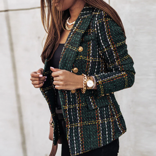 EB | Eleganter Karierter Blazer