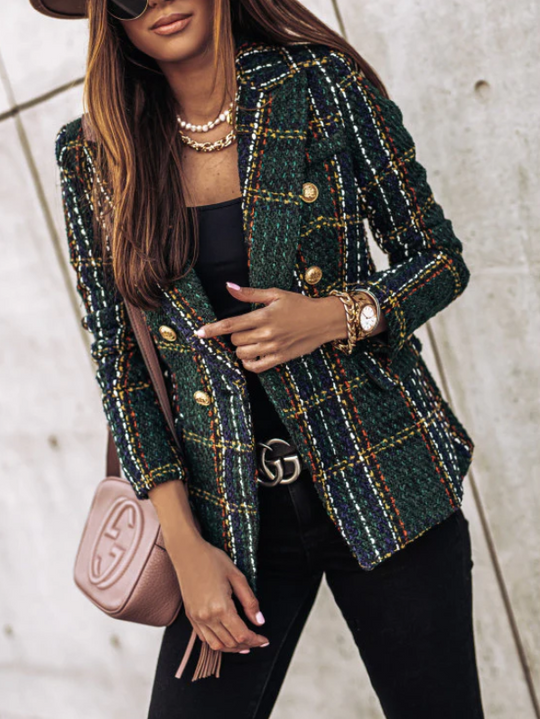 EB | Eleganter Karierter Blazer