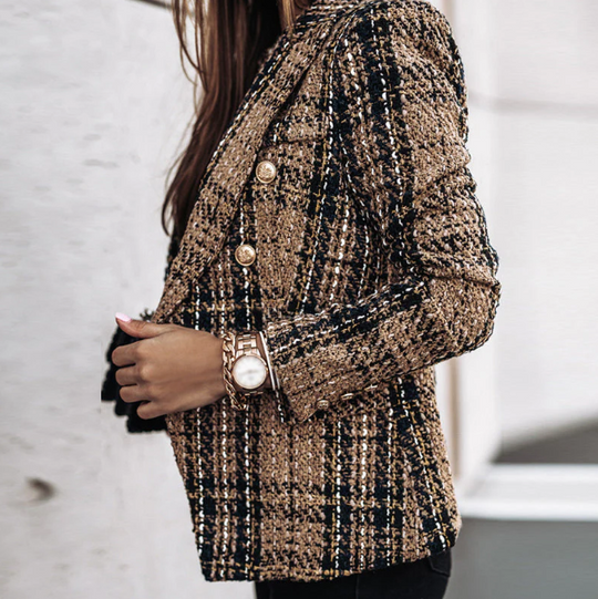 EB | Eleganter Karierter Blazer