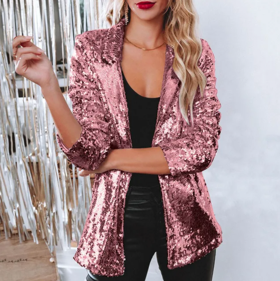 EB | Glamouröse Pailletten Blazer