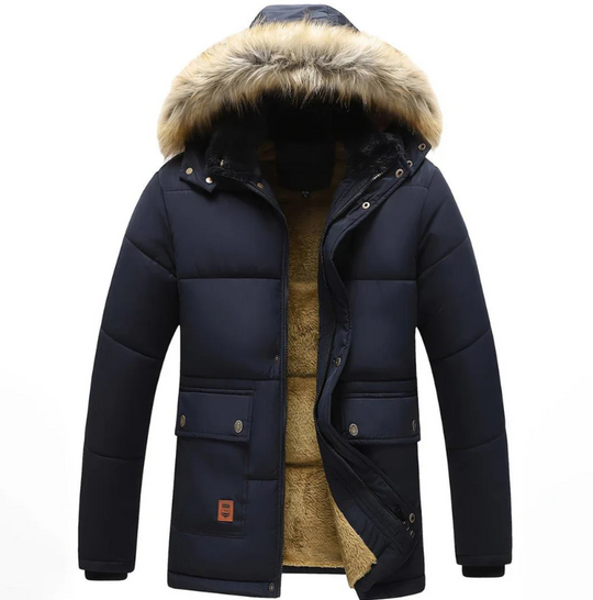 EB | Herren Winterjacke – Gepolsterte Kapuzenparka