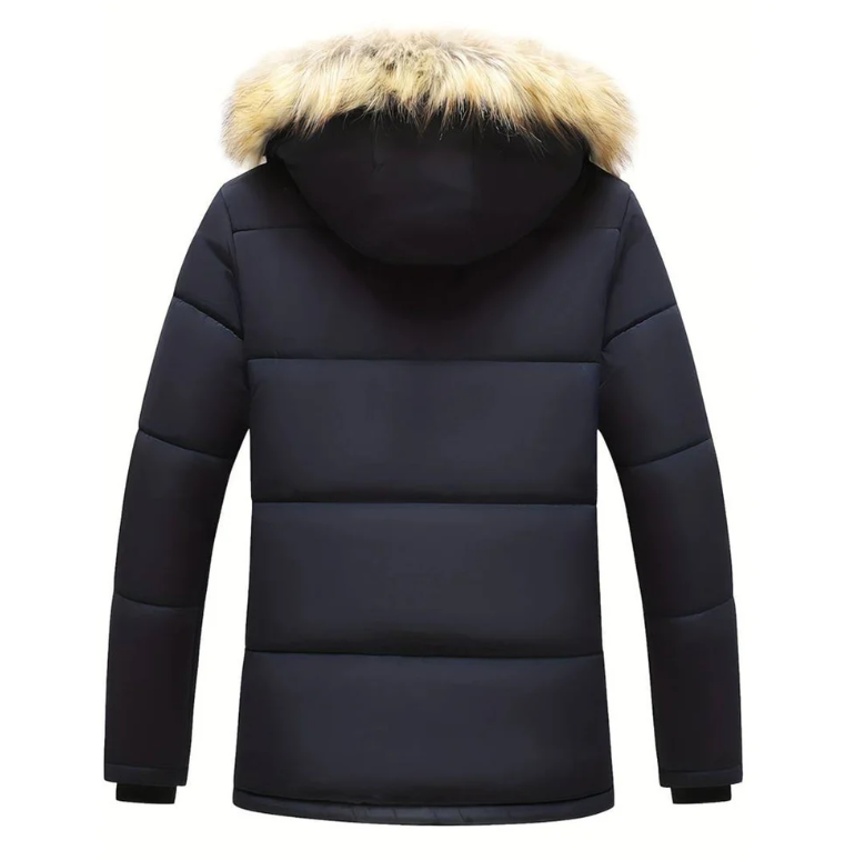 EB | Herren Winterjacke – Gepolsterte Kapuzenparka