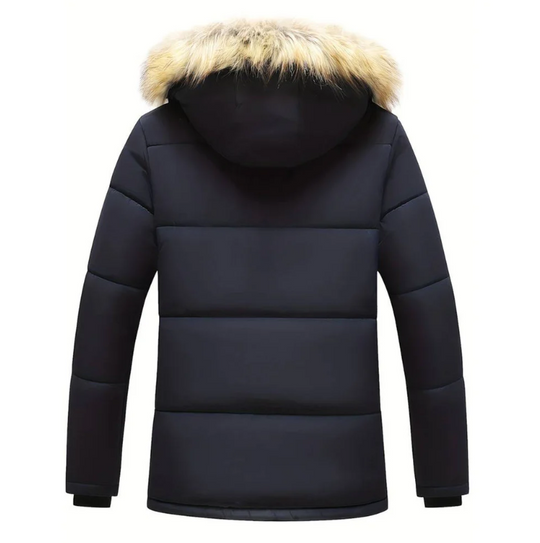 EB | Herren Winterjacke – Gepolsterte Kapuzenparka