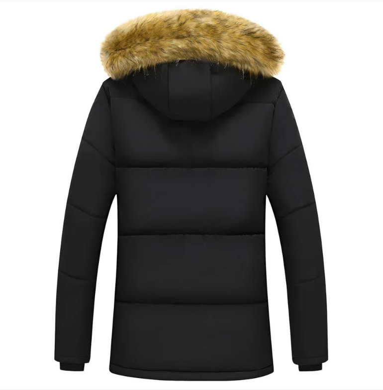 EB | Herren Winterjacke – Gepolsterte Kapuzenparka