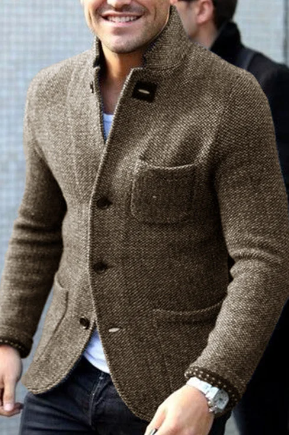 EB | Herren Button-Down Freizeitjacke