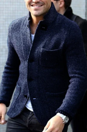 EB | Herren Button-Down Freizeitjacke