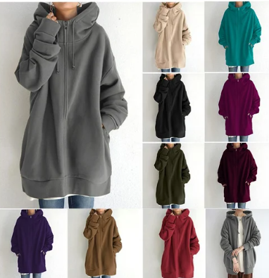 EB | Damen-Hoodie mit Reißverschluss für Herbst/Winter