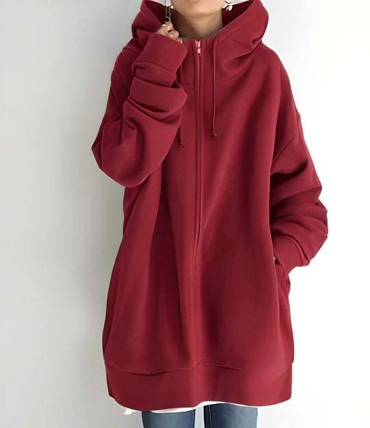 EB | Fleece-Hoodie mit Reißverschluss