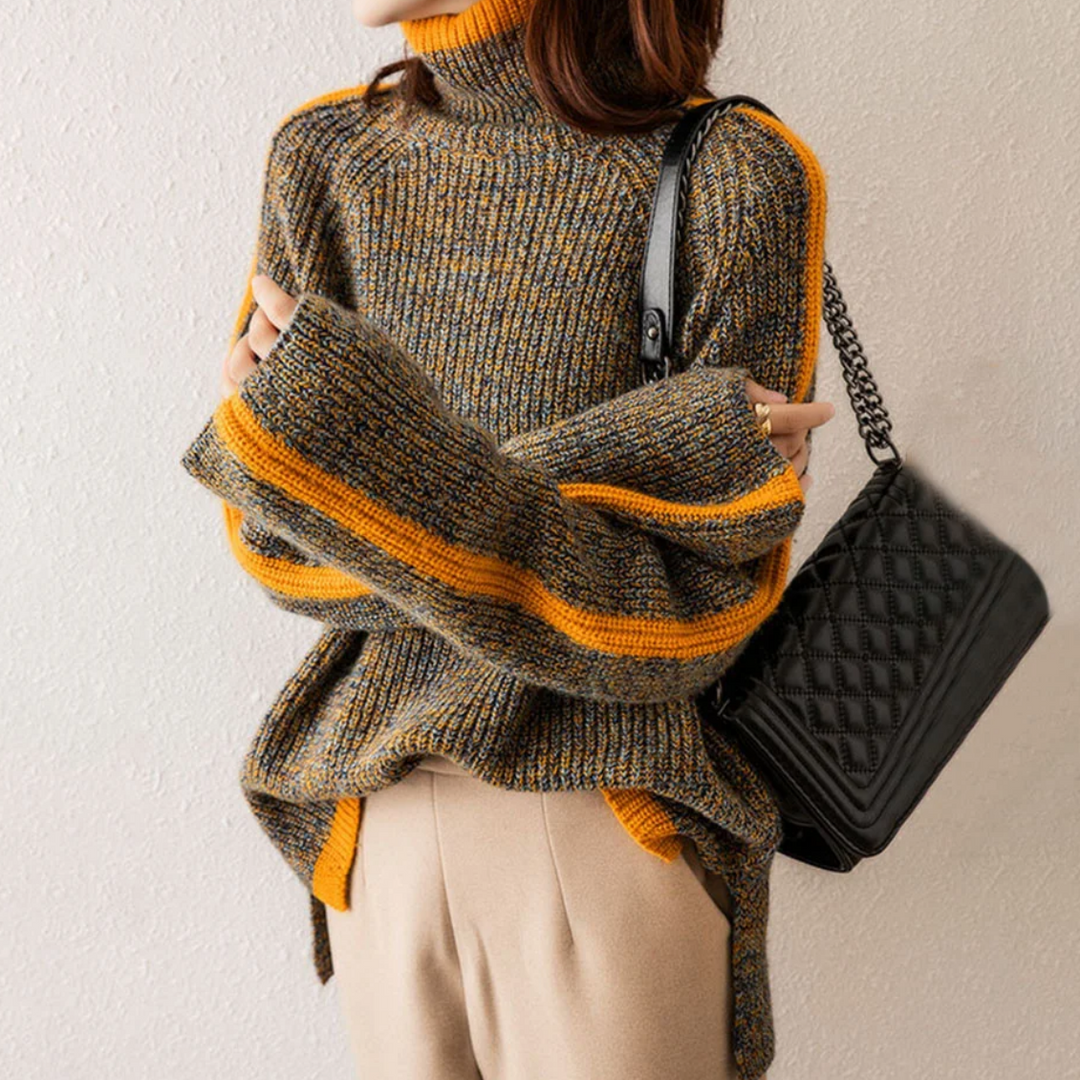 EB | Gestrickter Rollkragenpullover
