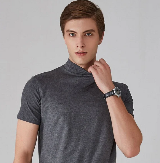 EB - Antitranspirant T-Shirt mit Rollkragen für Männer