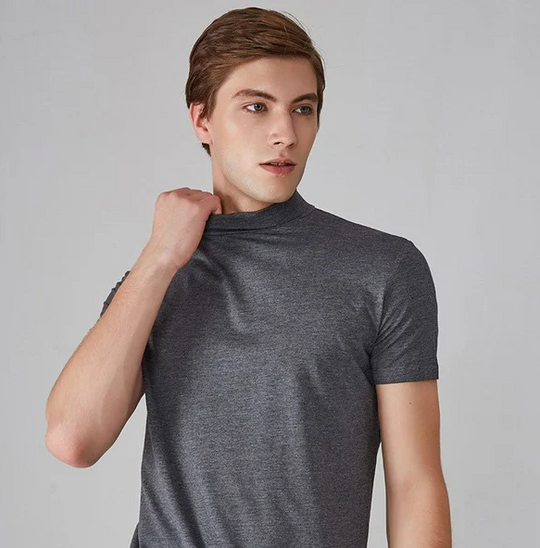 EB - Antitranspirant T-Shirt mit Rollkragen für Männer