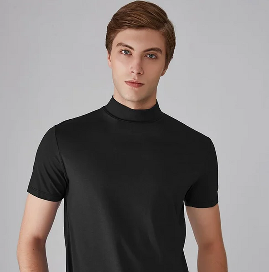 EB - Antitranspirant T-Shirt mit Rollkragen für Männer