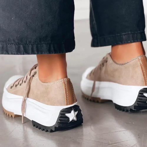 Bequeme Plateau-Sneaker für Frauen