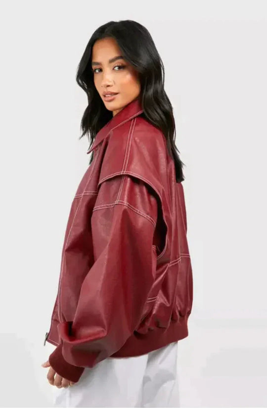 EB | Übergröße Jacke mit Reißverschluss und Eleganter Optik