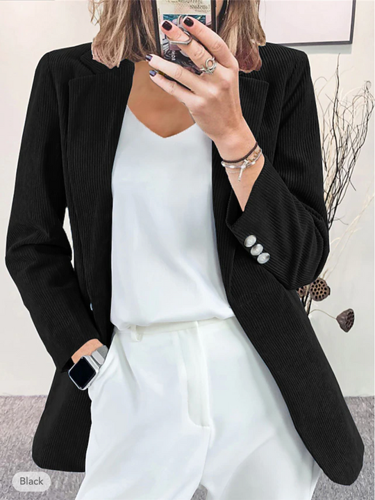 EB | Formelle Jacke Aus Cordiniertem Samt
