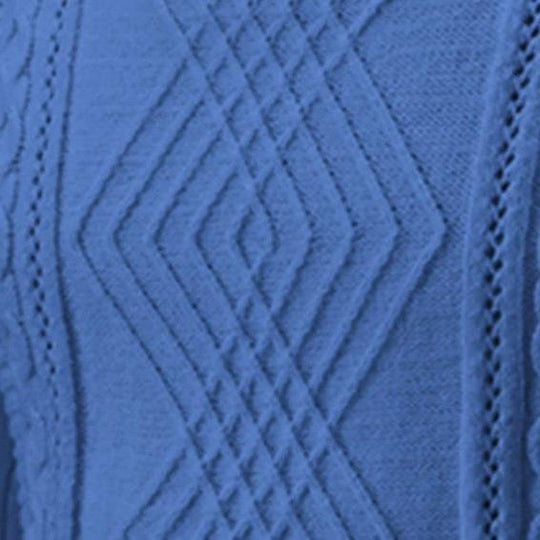 EB | Klassischer Strickpullover mit Struktur Weich und Warm Perfekt für Alltag und Fest