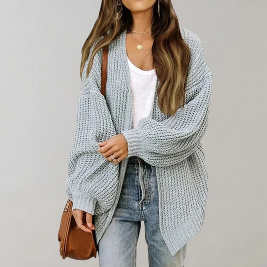 EB | Lässig Gestrickte Damen-Strickjacke