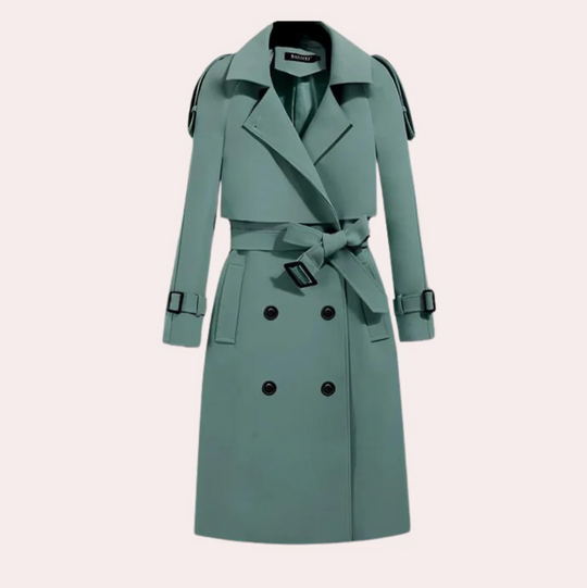 EB | Eleganter Langer Trenchcoat für Damen