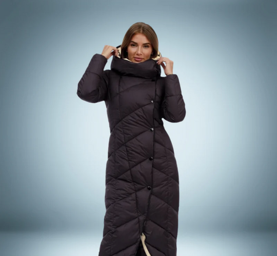EB | mit Knopfverschluss für Frauen Ideal für Den Winter