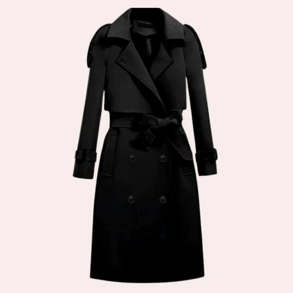 EB | Eleganter Langer Trenchcoat für Damen