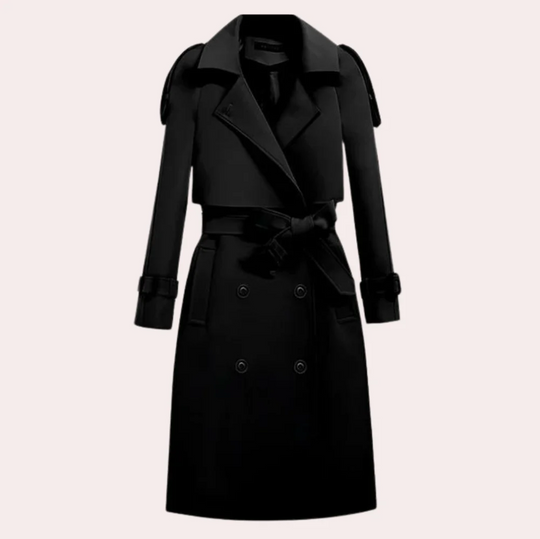 EB | Eleganter Langer Trenchcoat für Damen