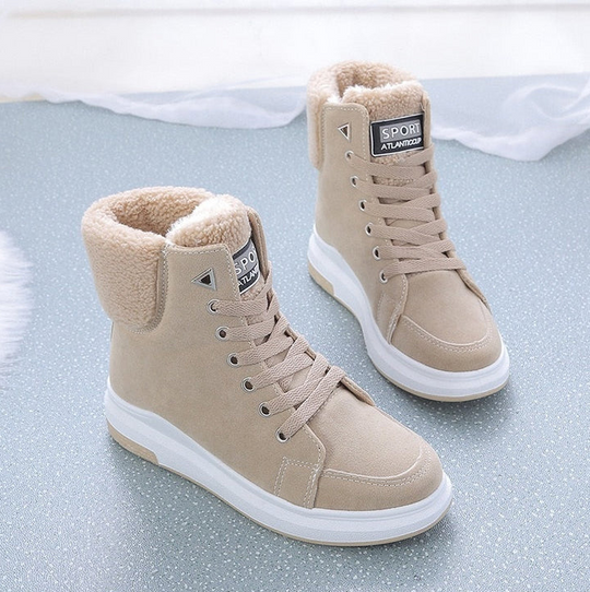 EB | Fell gefüttert Schnürstiefel Winterstiefel Stiefeletten