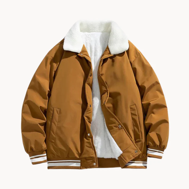 EB | Warme Winterjacke für Herren mit Sherpa-Kragen